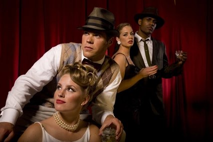 Party in the style of the 1920s Party in the style of the 1920s