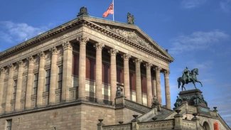 Old National Gallery on the Museum Island Berlin