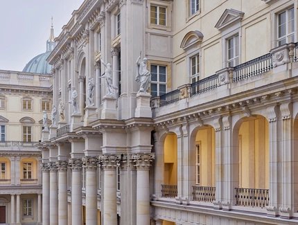 Foro Humboldt de Berlín, fachada norte del Schlüterhof