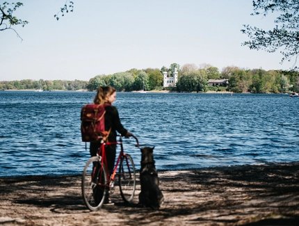 Die Pfaueninsel an der Wannsee-Babelsberg Route