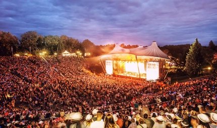 Open-air concert in the Parkbühne Wuhlheide Berlin