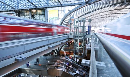Berliner Hauptbahnhof von innen