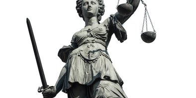 Statue der Justitia
